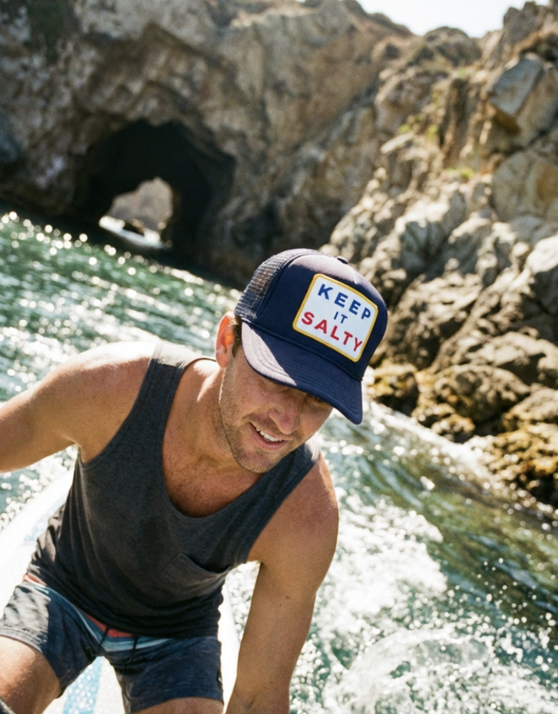 Friday Feelin' Keep it Salty Trucker Hat - Navy