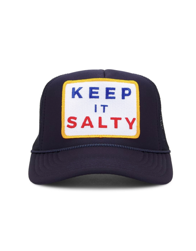 Friday Feelin' Keep it Salty Trucker Hat - Navy