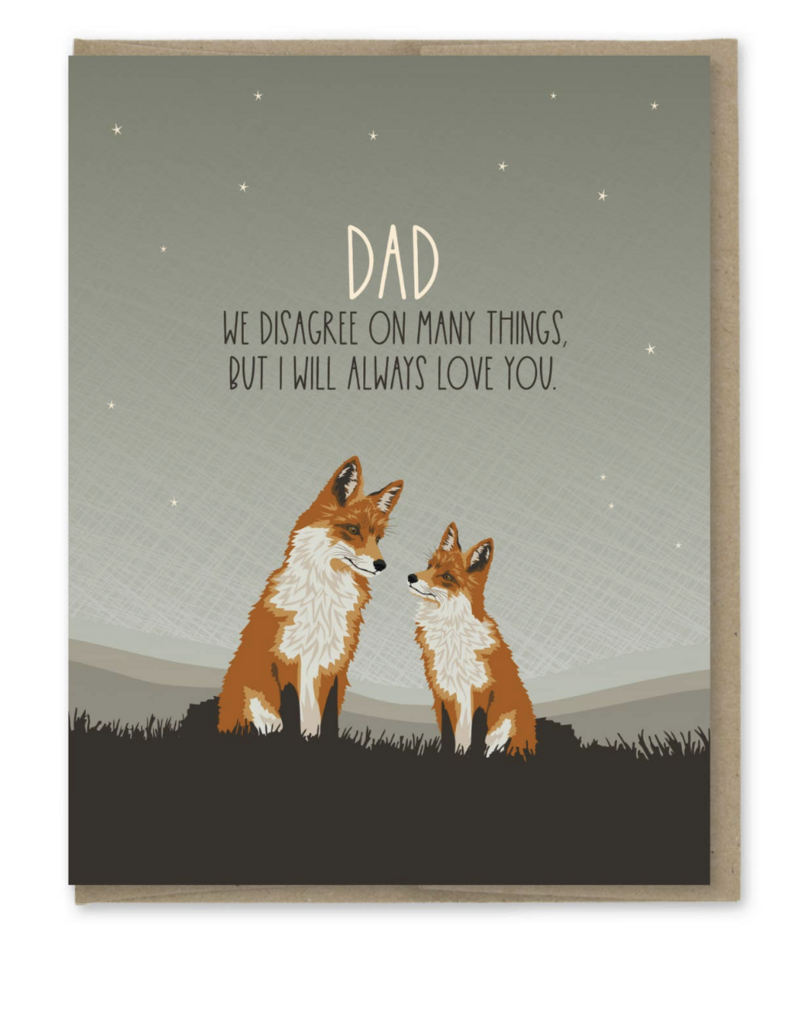 Modern Printed Matter Dad Disagree Card
