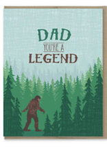 Modern Printed Matter Sasquatch Legend Dad Card