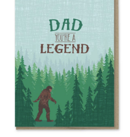 Modern Printed Matter Sasquatch Legend Dad Card