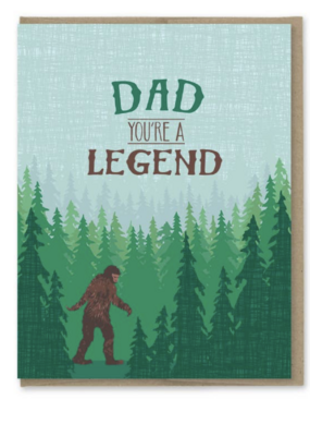 Modern Printed Matter Sasquatch Legend Dad Card