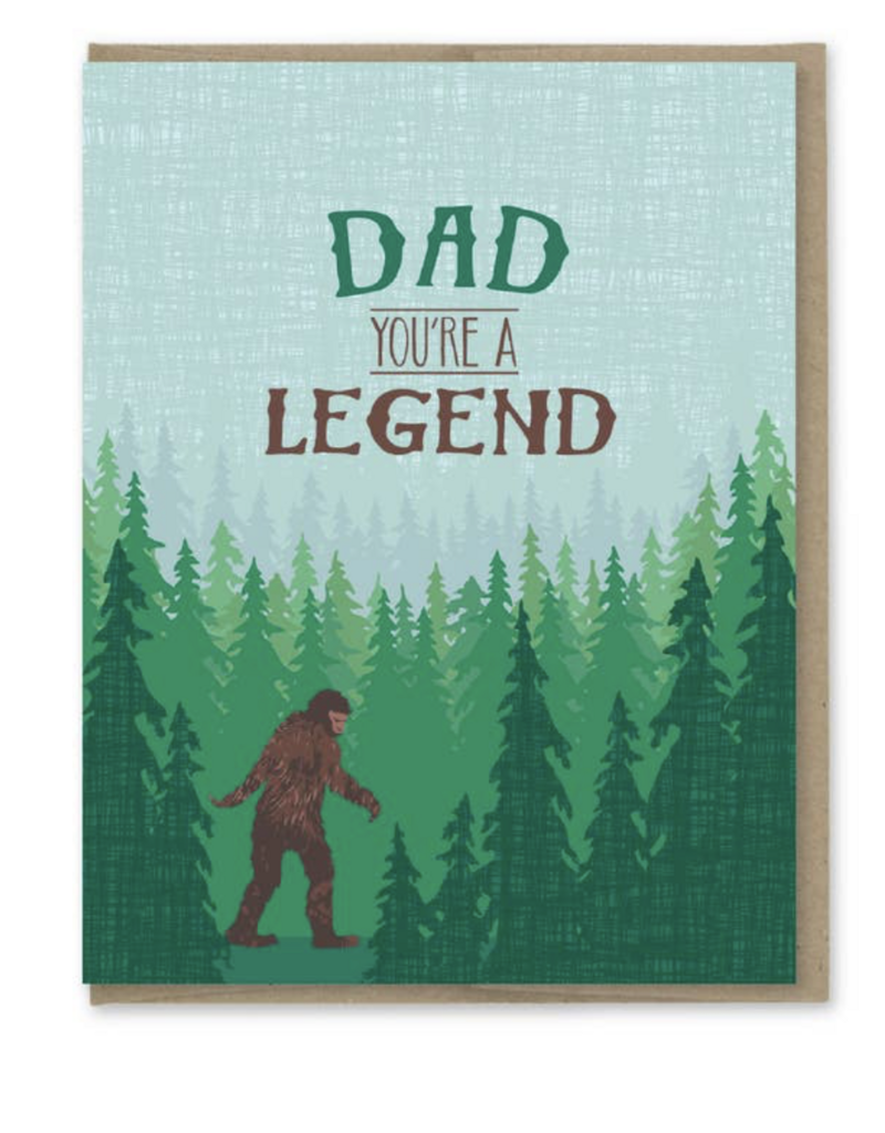 Modern Printed Matter Sasquatch Legend Dad Card