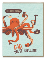 Modern Printed Matter Octopus Do All The Things Card