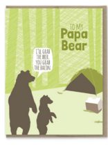 Modern Printed Matter Papa Bear Camping Card