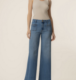 Kut from the Kloth Meg High Rise Wide Leg W Patch Pockets