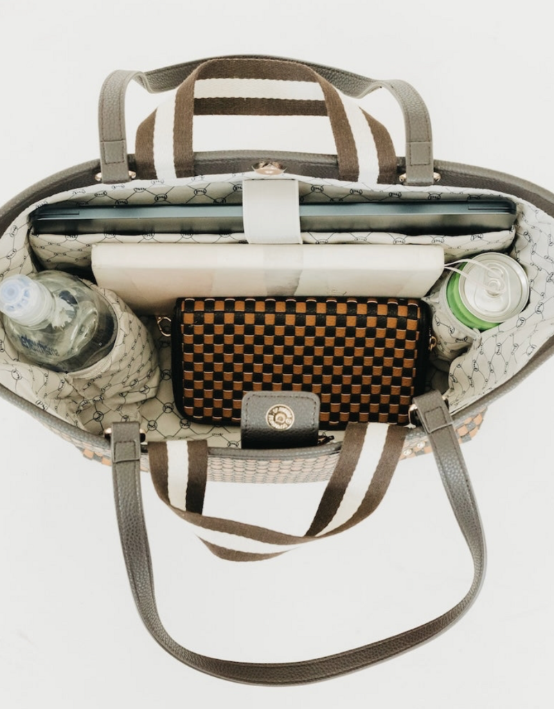 Pretty Simple Woven Tiffany Organizer Tote