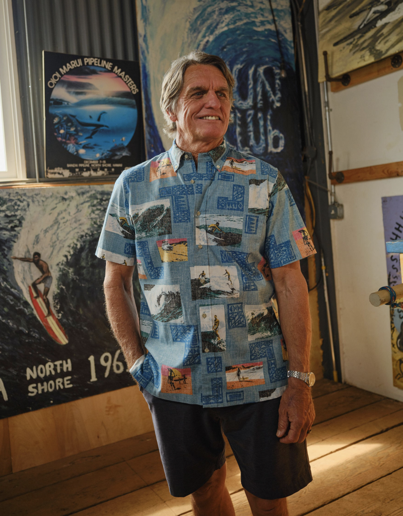 Reyn Spooner The ES 60th Commemorative Button Front