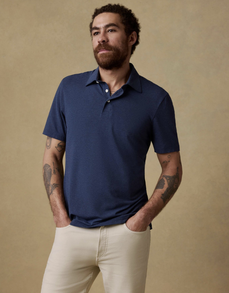 Faherty SS Movement Polo