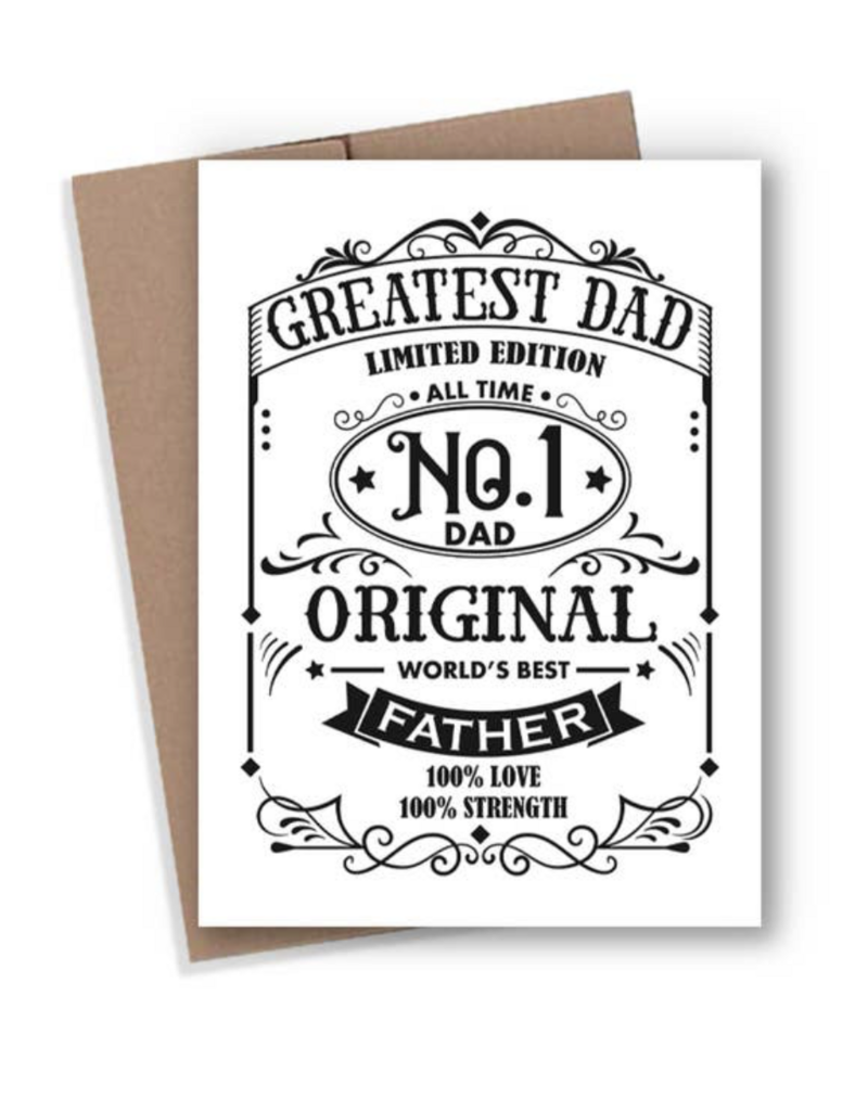 Expression Design Co Number 1 Dad Card