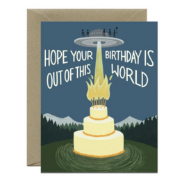 Yeppie Paper Out of This World Spaceship Birthday