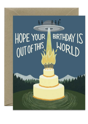 Yeppie Paper Out of This World Spaceship Birthday