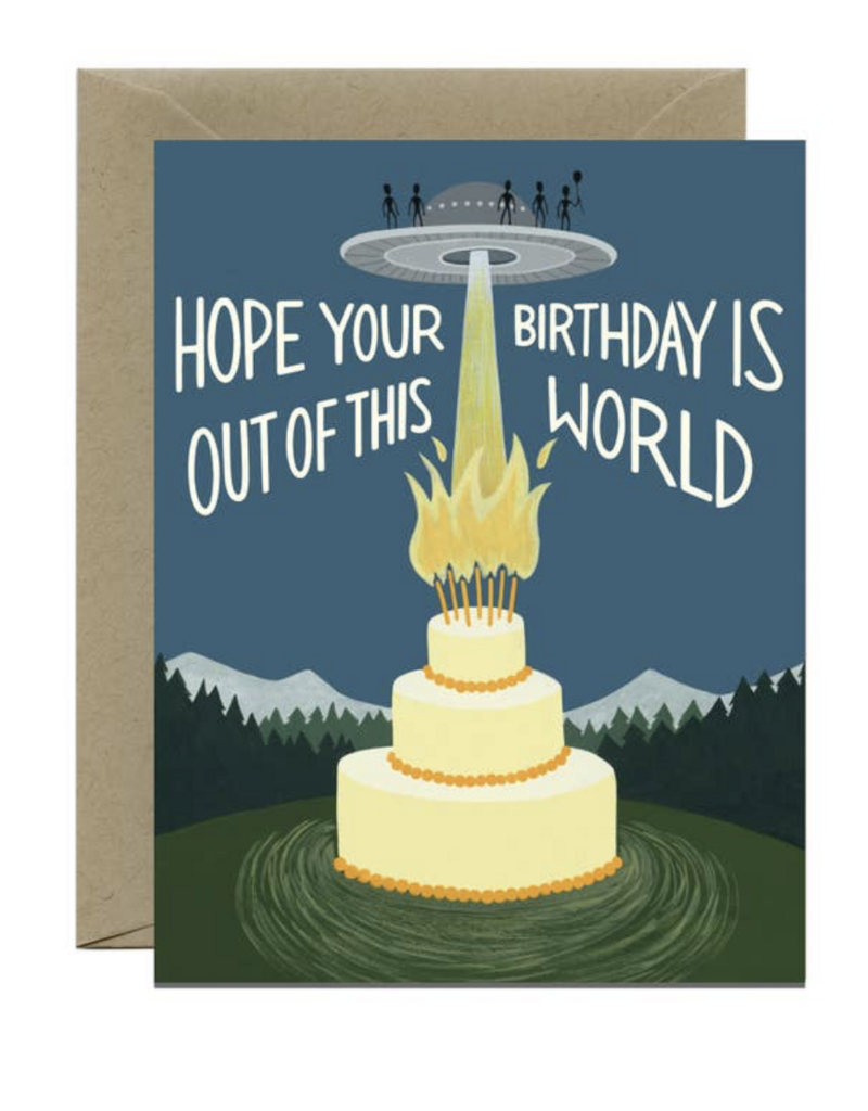 Yeppie Paper Out of This World Spaceship Birthday