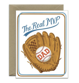 Yeppie Paper MVP Baseball Glove and Ball Card