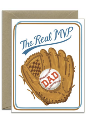 Yeppie Paper MVP Baseball Glove and Ball Card