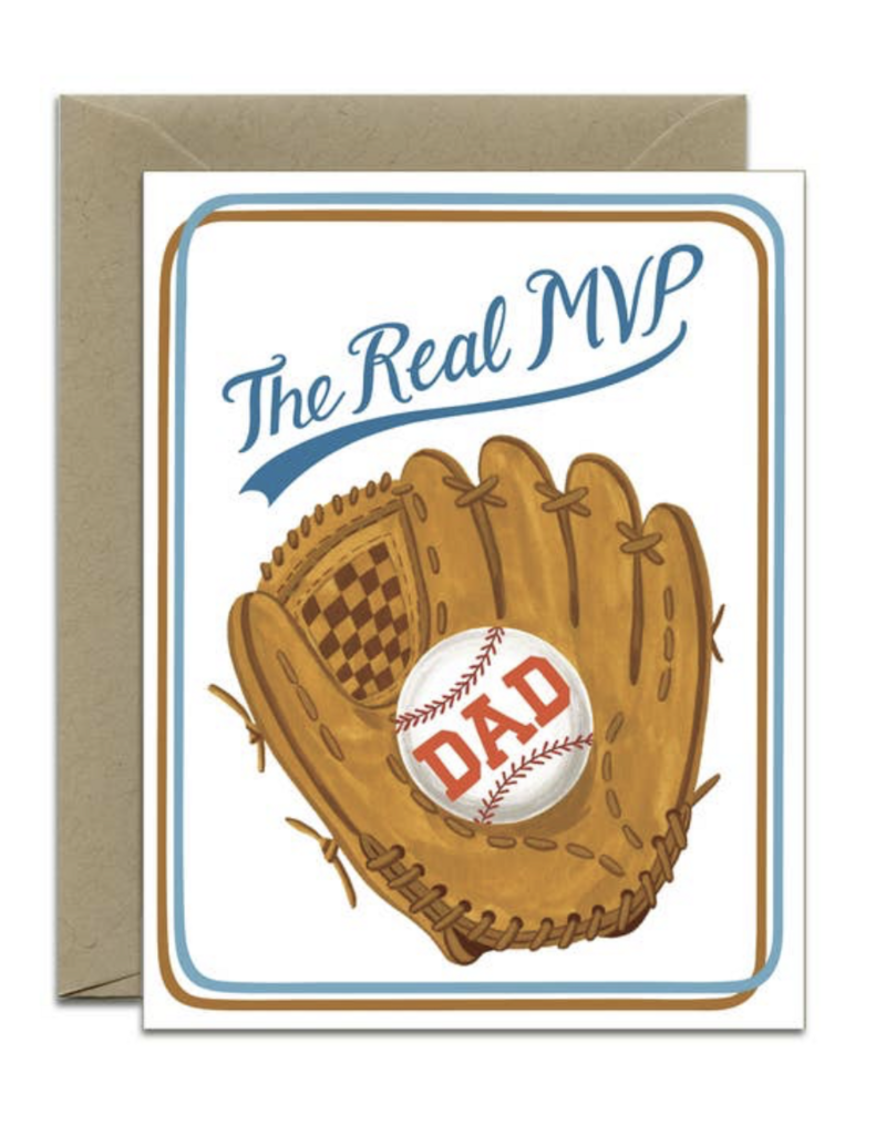 Yeppie Paper MVP Baseball Glove and Ball Card