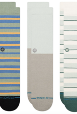 Stance Prep Stripe Pale Blue 3 Pack Size L