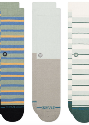 Stance Prep Stripe Pale Blue 3 Pack Size L