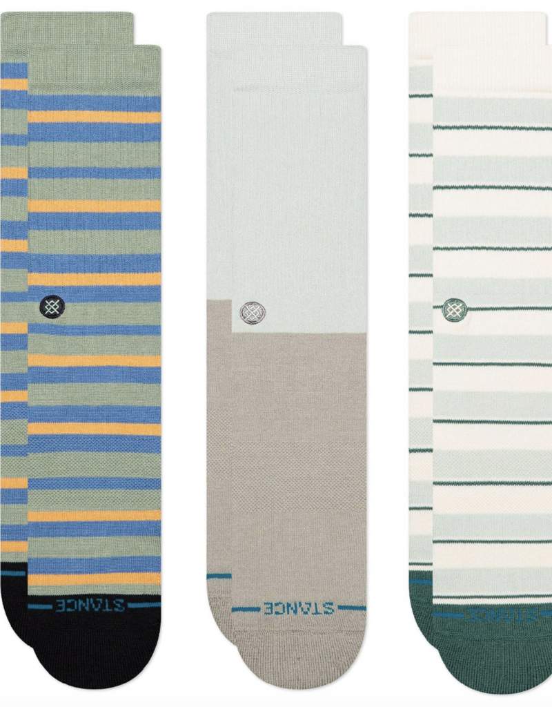 Stance Prep Stripe Pale Blue 3 Pack Size L