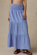 Faherty Coastal Poplin Maxi Skirt