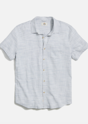 Marine Layer SS Stretch Selvage Stripe Shirt
