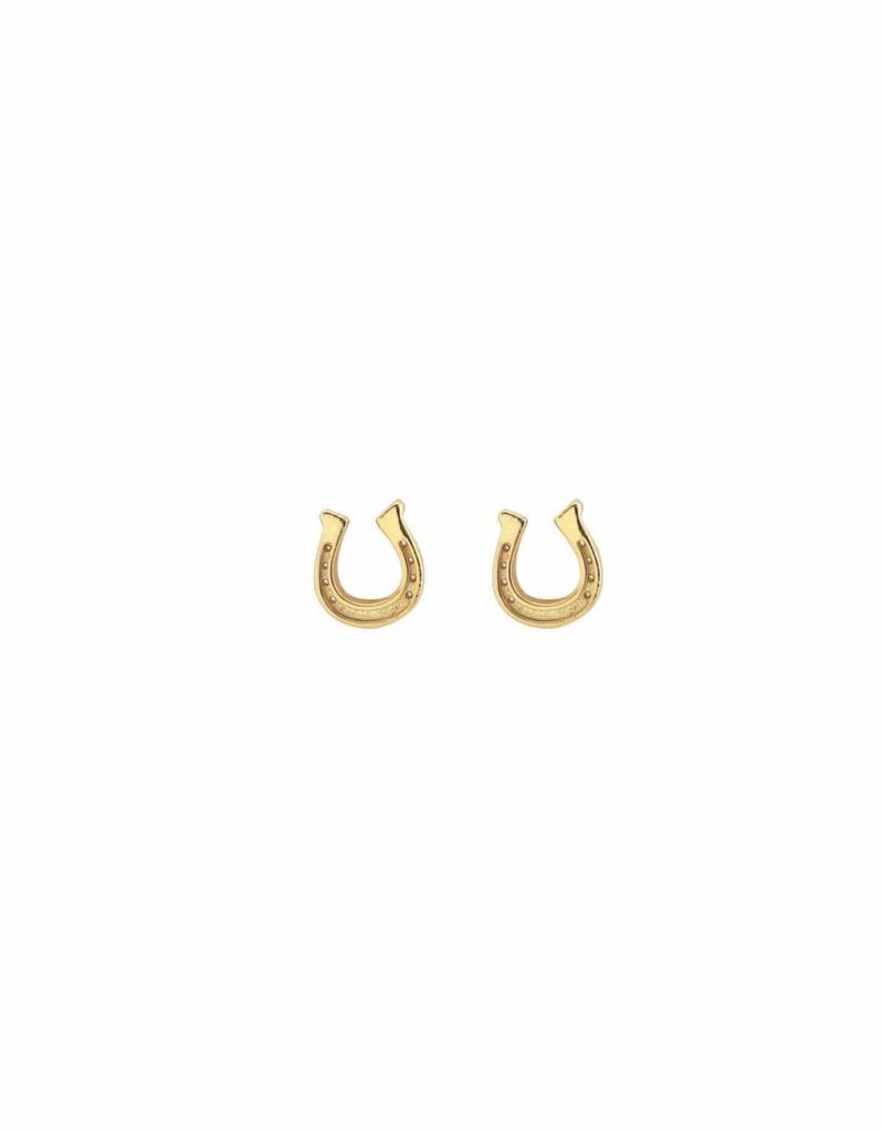 Kris Nations Horseshoe Stud Earrings
