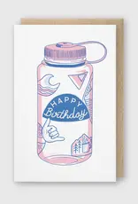 Pike Street Press Water Bottle Birthday Card