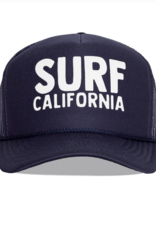 Friday Feelin' Surf California Navy Trucker Hat