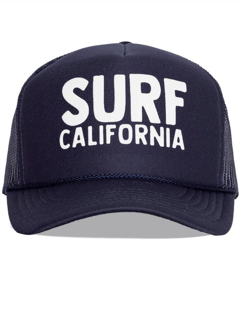 Friday Feelin' Surf California Navy Trucker Hat