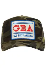 Friday Feelin' God Bless America Camo Trucker Hat