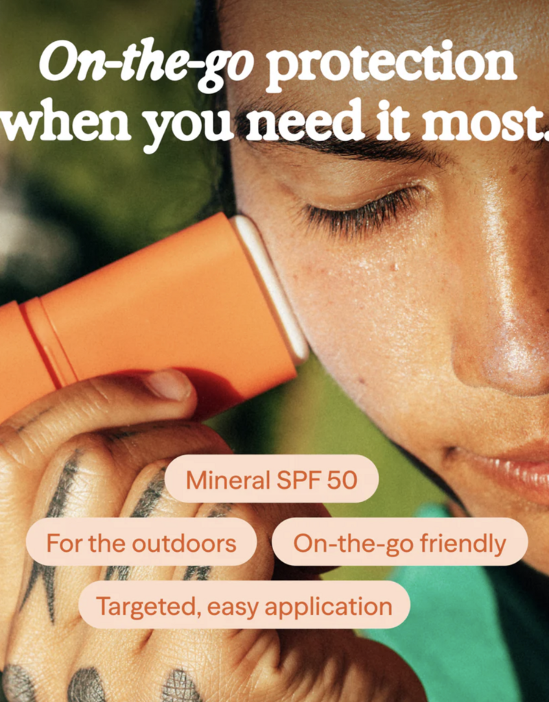 Sunski Hot Block SPF 50 Sunscreen Mineral Sunscreen Stick