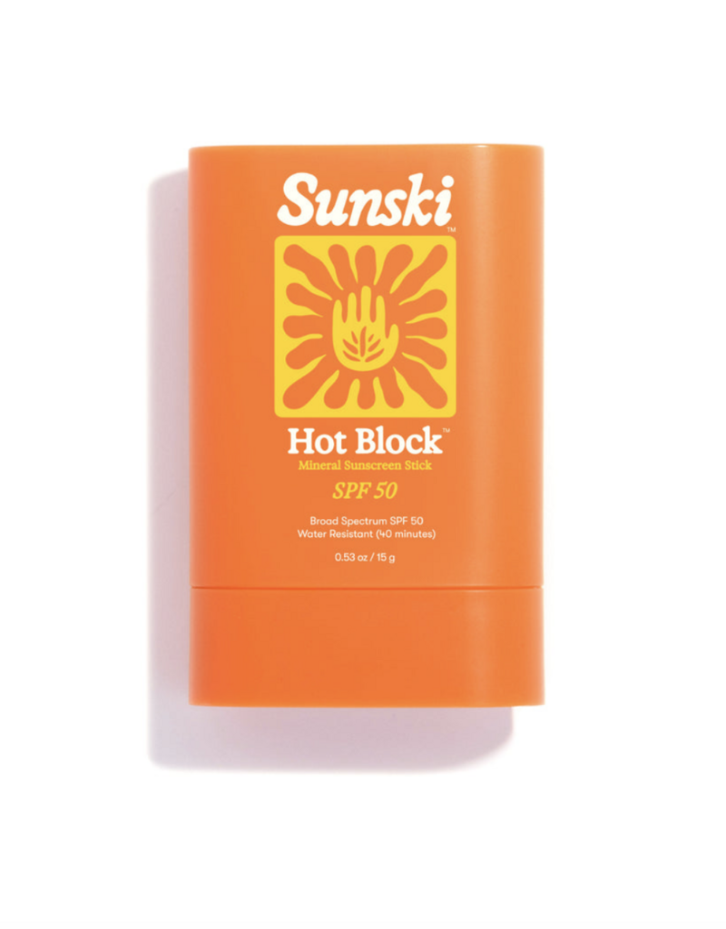 Sunski Hot Block SPF 50 Sunscreen Mineral Sunscreen Stick