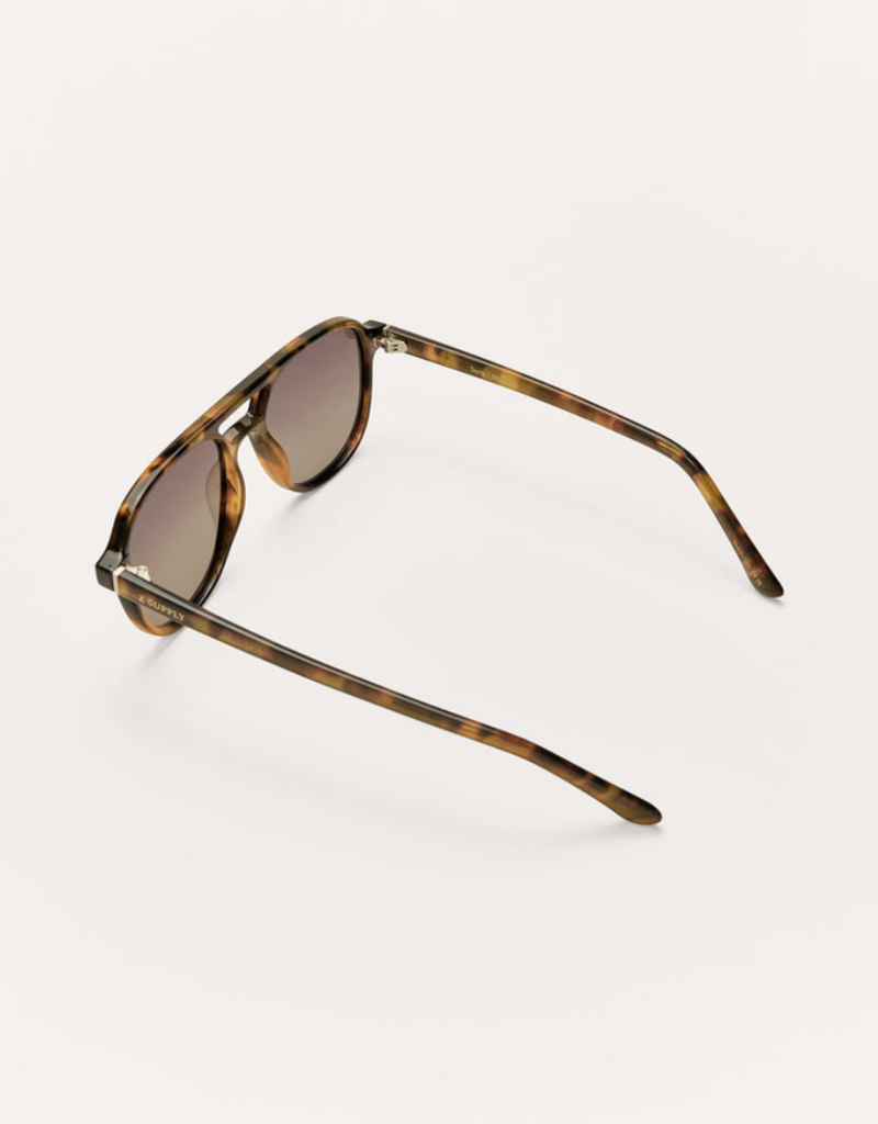 Z Supply Tourist Brown Tortoise-Gradient Sunglasses