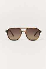 Z Supply Tourist Brown Tortoise-Gradient Sunglasses