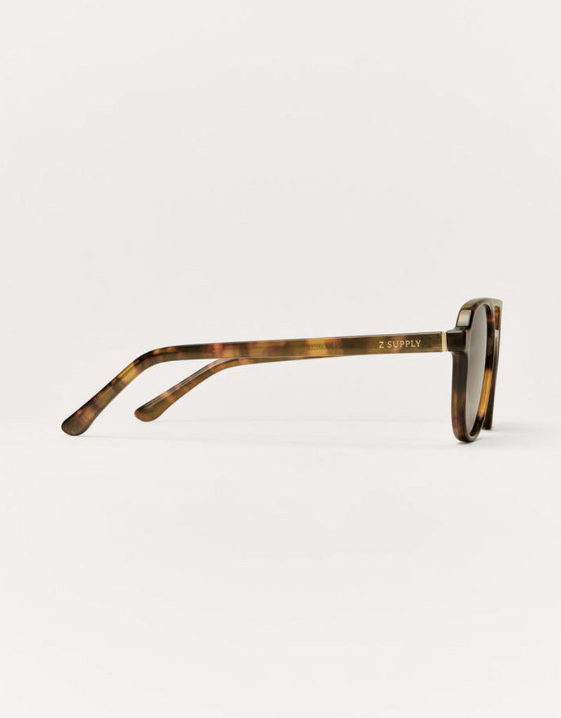 Z Supply Tourist Brown Tortoise-Gradient Sunglasses