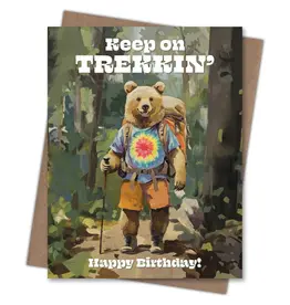 Waterknot Keep on Trekking Birthday Card