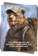 Waterknot Bearly Wait Birthday Card
