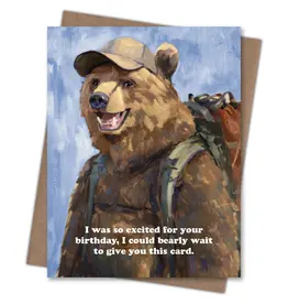 Waterknot Bearly Wait Birthday Card
