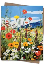 Waterknot Feel Better Wildflowers Card