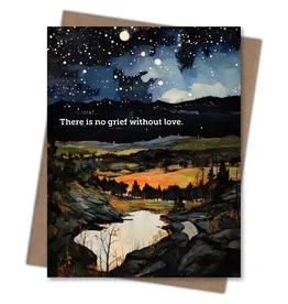 Waterknot Dark and Light Sympathy Card