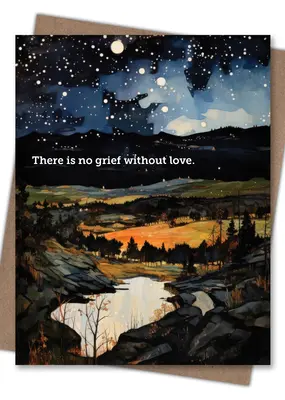 Waterknot Dark and Light Sympathy Card