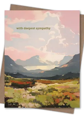 Waterknot Sunset Sympathy Card