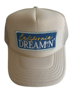Local Beach California Dreamin' Trucker Hat Tan