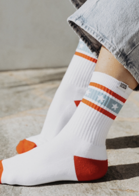 Local Beach USA Crew Socks OS