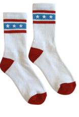 Local Beach USA Crew Socks OS