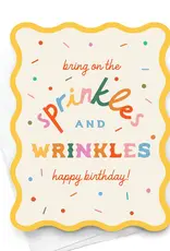 Easyhand Goods Co. Sprinkles and Wrinkles Wavy Die Cut Card