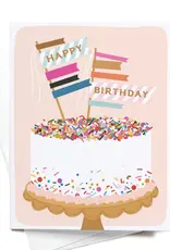 Easyhand Goods Co. Happy Birthday Sprinkle Cake Card