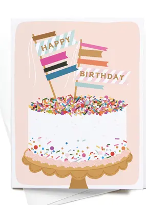 Easyhand Goods Co. Happy Birthday Sprinkle Cake Card
