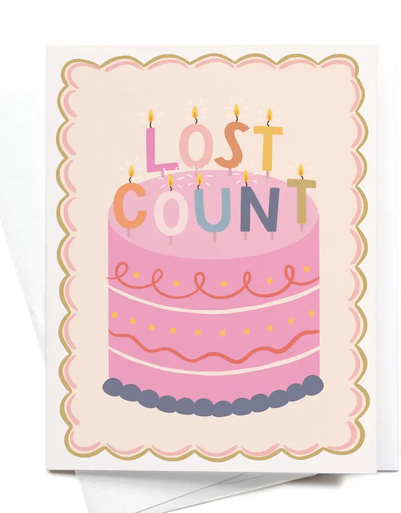 Easyhand Goods Co. Lost Count Birthday Candles Card