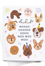Easyhand Goods Co. Woo Birthday Dog Greeting Card